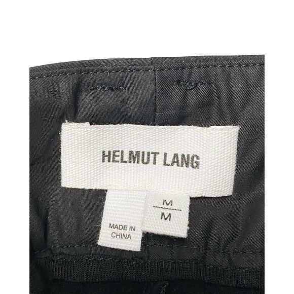 Helmut Lang Marble Jogger Pants in Black and White Rayon - Picture 6 of 6